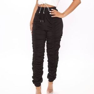 Fashion Nova black joggers